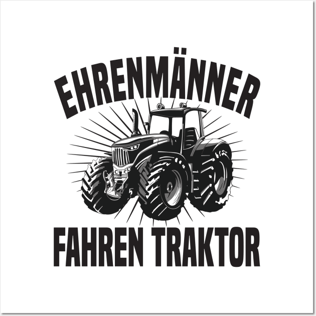 Tractor Farmer Ehrenmann Farmers Field Gift Wall Art by Jackys Design Room